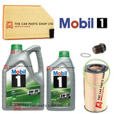 FOR VOLVO S80 2.4 MK2 SERVICE KIT 6L MOBIL 1 0W-30 WITH NEW OIL AND AIR FILTER
