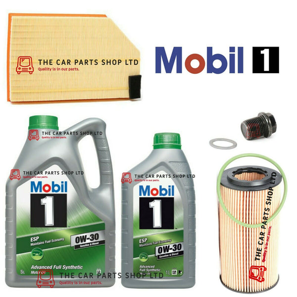 FOR VOLVO S80 2.4 MK2 SERVICE KIT 6L MOBIL 1 0W-30 WITH NEW OIL AND AIR FILTER