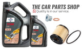 FOR FORD S-MAX 2.0 2006  SERVICE KIT 5L FUCHS 5W30 OIL & NEW OIL FILTER & PLUG