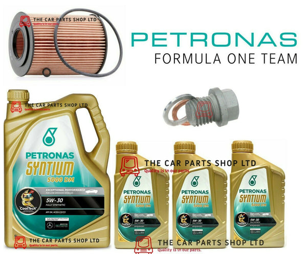 FOR MERCEDES BENZ E350 3.0 CDI SPORT SERVICE KIT 8L PETRONAS + FILTER + PLUG