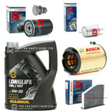 FITS AUDI A3 1.6 PETROL 2005-2013 FULL BOSCH SERVICE KIT 5L 507 OIL & BOSCH KIT
