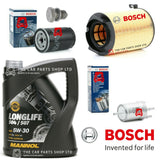 FITS AUDI A3 1.6 PETROL 2005-2013 BOSCH SERVICE KIT LONGLIFE OIL + AIR OIL FUEL