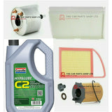 TO FIT CITROEN C3 PICASSO 1.6 HDI 03-10  SERVICE KIT 5L OIL + AIR OIL CABIN FUEL