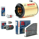FITS AUDI A3 1.6 PETROL 2005-2013 FULL BOSCH FILTER SERVICE KIT 4 NEW FILTERS OE