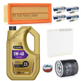 FOR FIAT PANDA 1.2 PETROL MK3 FULL SERVICE KIT WITH BOSCH SPARK PLUGS X 4