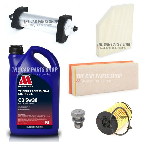 FOR AUDI A4 2.0 TDI AVANT (B8) FULL SERVICE KIT 5L OIL & ALL FILTERS & SUMP PLUG