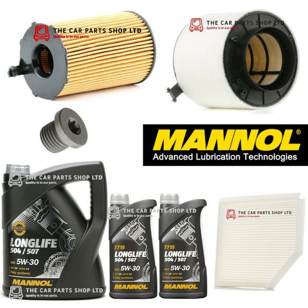 FITS AUDI A4 3.0 TDI BLACK EDITION MK4 SERVICE KIT 7L 507 OIL & AIR OIL CABIN