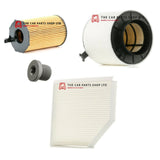 FITS AUDI A4 3.0 TDI BLACK EDITION MK4 SERVICE FILTERS KIT AIR POLLEN OIL & PLUG