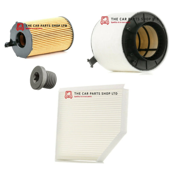 FITS AUDI A4 3.0 TDI BLACK EDITION MK4 SERVICE FILTERS KIT AIR POLLEN OIL & PLUG