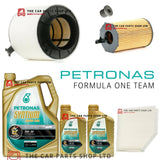 FITS AUDI A4 3.0 TDI (CLAB) MK4 SERVICE KIT 7L PETRONAS 5W30 OIL AND 3 FILTERS