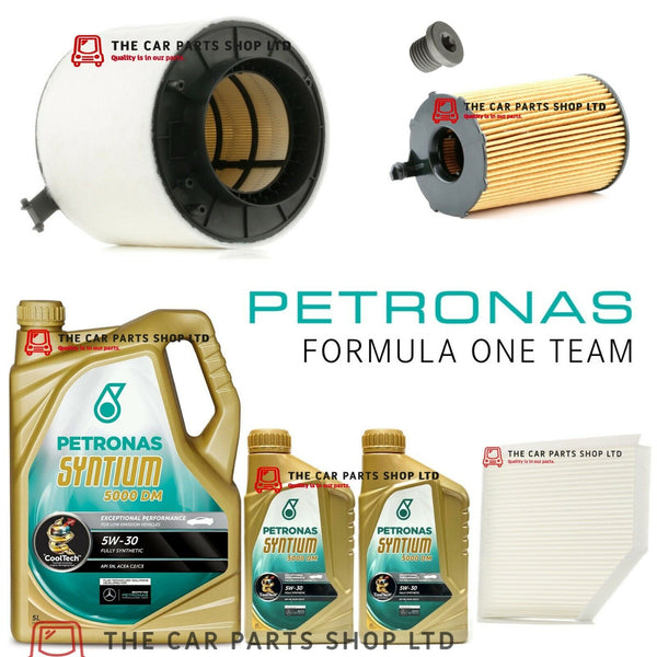 FITS AUDI A4 3.0 TDI (CLAB) MK4 SERVICE KIT 7L PETRONAS 5W30 OIL AND 3 FILTERS
