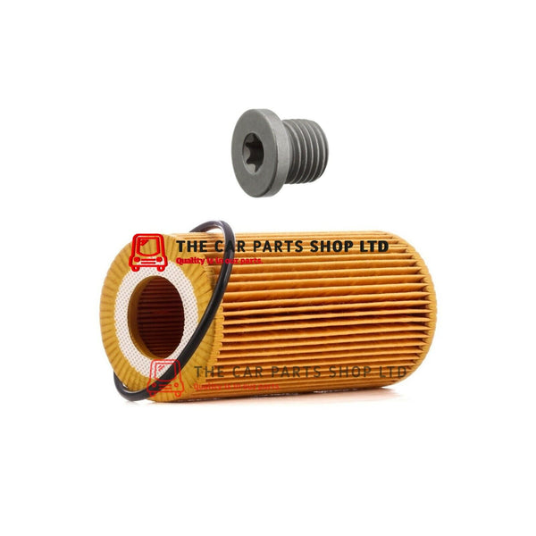 OE QUALITY OIL FILTER & SUMP PLUG FOR AUDI A4 3.0 TDI QUATTRO MK5