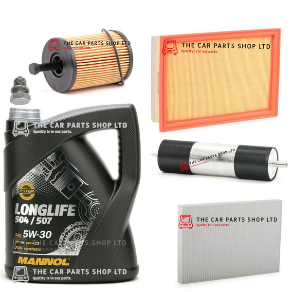 FOR SEAT EXEO S 2.0 TDI MK1 FULL SERVICE KIT 5L MANNOL 507 OIL & FULL KIT + PLUG