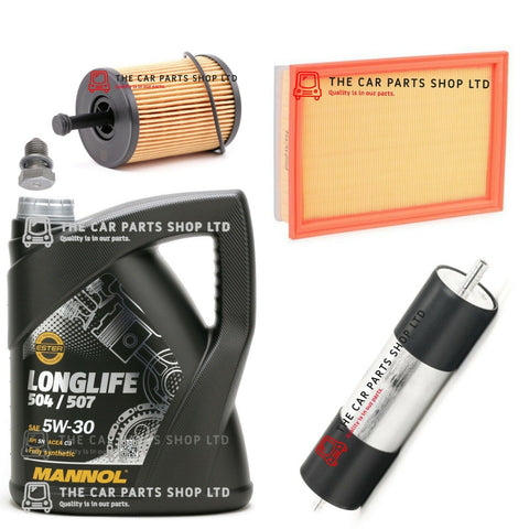 FITS SEAT EXEO S 2.0 TDI MK1 SERVICE KIT 5L MANNOL 507 OIL & FUEL OIL AIR + PLUG