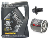 FOR FORD FIESTA 1.2 PETROL MK4 SERVICE KIT 5L OIL 5W30 AND NEW OIL FILTER KIT