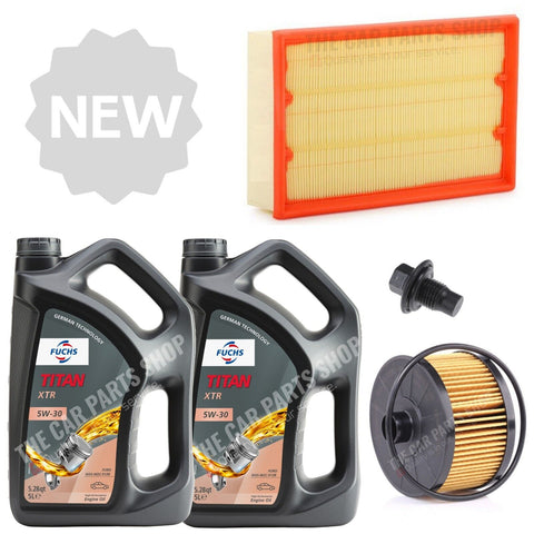 FITS FORD TRANSIT 2.4 350 LWB SERVICE KIT 10L 5W30 & AIR FILTER OIL FILTER NEW