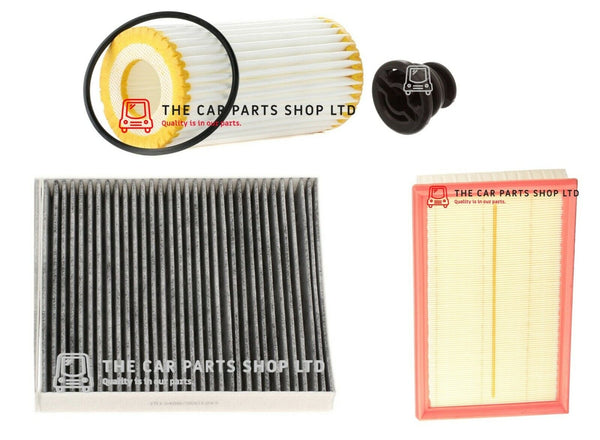 FITS VW GOLF GTI 2.0 PETROL MK7 SERVICE FILTER KIT OIL AIR CABIN AND SUMP PLUG