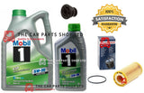 FOR VW GOLF GTI MK7 BOSCH SERVICE KIT 6L MOBIL 1 OIL & BOSCH OIL FILTER & PLUG