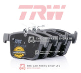 FOR VW GOLF R MK7 2013> PREMIUM TRW REAR BRAKE PADS SET OE QUALITY PARTS