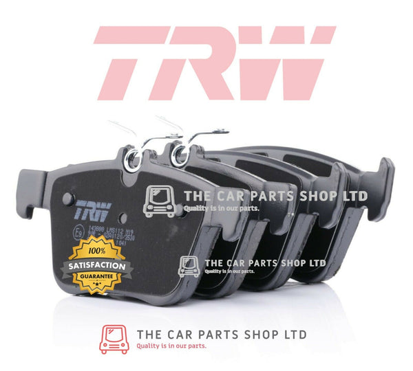 FOR VW GOLF R MK7 2013> PREMIUM TRW REAR BRAKE PADS SET OE QUALITY PARTS