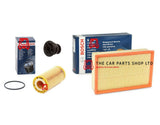 TO FIT VW GOLF 2.0 GTI 2012> BOSCH SERVICE FILTERS KIT BOSCH AIR & OIL FILTER OE