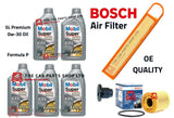 FITS PEUGEOT 208 1.4 12-19 BOSCH SERVICE KIT MOBIL 0W-30 WITH AIR OIL FILTER NEW