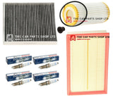 FOR VW GOLF R MK7 COMPLETE FILTER REPLACEMENT KIT WITH BOSCH PLUGS NEW