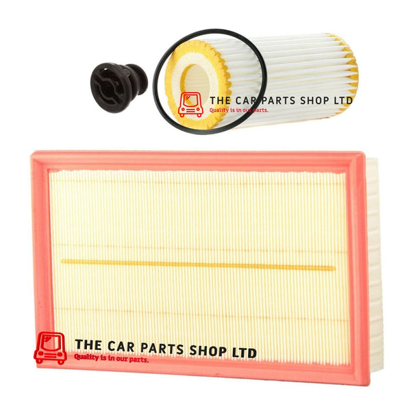 FOR VW GOLF R MK7 FILTER REPLACEMENT SERVICE KIT OIL AIR FILTER SUMP PLUG NEW