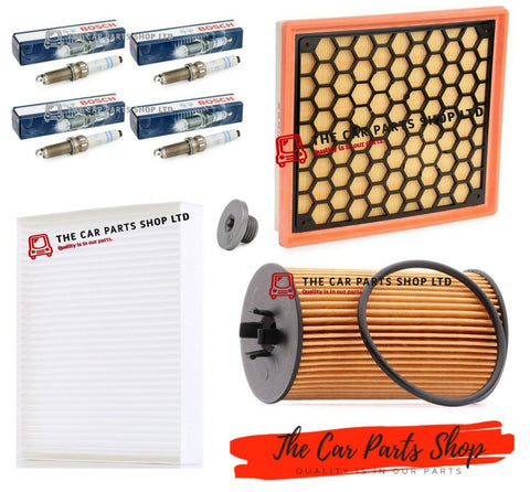 FITS VAUXHALL INSIGNIA 1.8 PETROL SERVICE FILTER PACKAGE WITH BOSCH PLUGS
