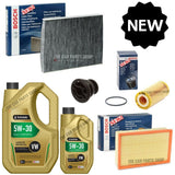 FOR VW GOLF R 2.0 PETROL BOSCH SERVICE KIT 6L OIL & BOSCH AIR OIL POLLEN & PLUG