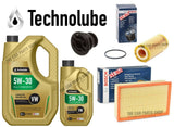 FOR VW GOLF R 2.0 PETROL BOSCH SERVICE KIT 6L OIL WITH BOSCH OIL & AIR FILTER OE
