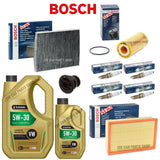 FOR VW GOLF R 2.0 MK7 FULL BOSCH SERVICE KIT WITH NEW BOSCH SPARK PLUGS