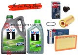 PREMIUM LONGLIFE SERVICE KIT FOR VW GOLF R MK7 6L MOBIL 5W30 + AIR OIL FILTER