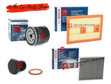 FITS AUDI A3 1.6 TFSI MK3 BOSCH SERVICE FILTER KIT 3 FILTERS AS SHOWN & PLUG