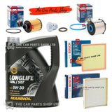 FOR VAUXHALL ZAFIRA ECOFLEX 2.0 CDTI 11-18 FULL BOSCH SERVICE KIT WITH 5L OIL