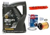 FOR VAUXHALL ZAFIRA  2.0 CDTI 11-18 BOSCH SERVICE KIT 5L OIL WITH BOSCH OIL FILT