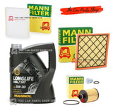 FOR VAUXHALL ZAFIRA  2.0 CDTI 2011> MANN SERVICE KIT 3 X MANN FILTERS & 5W30 OIL
