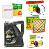 FULL MANN FILTER SERVICE PACKAGE TO FIT VAUXHALL ZAFIRA  2.0 CDTI MK3 OE QUALITY