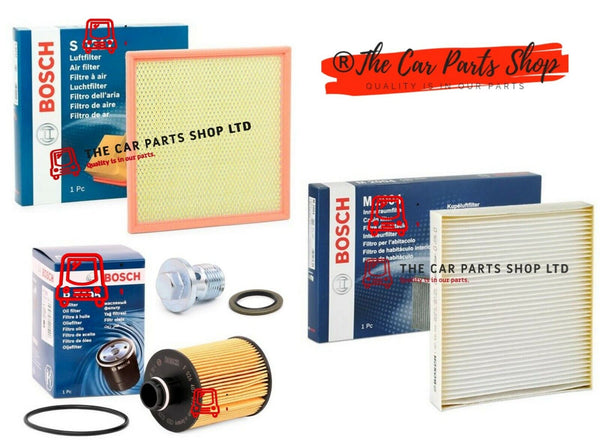 FITS VAUXHALL ZAFIRA  2.0 CDTI 11-19 BOSCH SERVICE FILTERS 3 NEW BOSCH FILTERS
