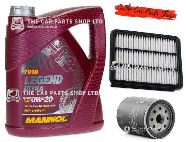 FOR MAZDA 6 2.2 D SPORT MK3 SERVICE KIT 5L 0W20 OIL & AIR FILTER + OIL FILTER