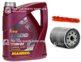 FOR MAZDA 6 2.2 D SPORT MK3 SERVICE KIT 5L 0W20 ENGINE OIL & OIL FILTER NEW