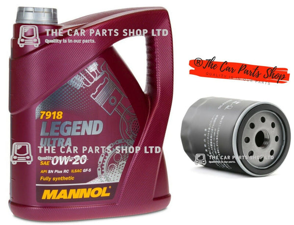 FOR MAZDA 6 2.2 D SPORT MK3 SERVICE KIT 5L 0W20 ENGINE OIL & OIL FILTER NEW