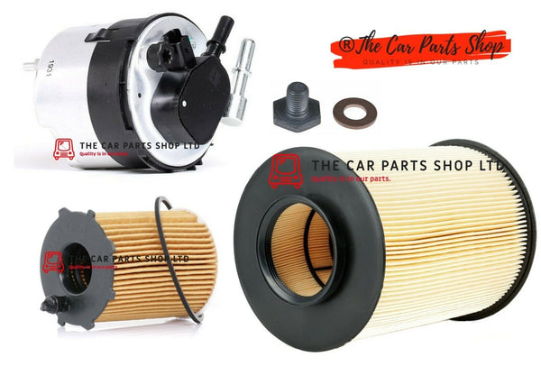 FOR VOLVO C30 1.6 D DRIVE SERVICE FILTER KIT AIR OIL AND FUEL FILTER KIT & PLUG