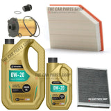 FITS VOLVO V40 D4 MK3 SERVICE KIT NEW OIL AIR CABIN FILTER & 6L 0W-20 OIL