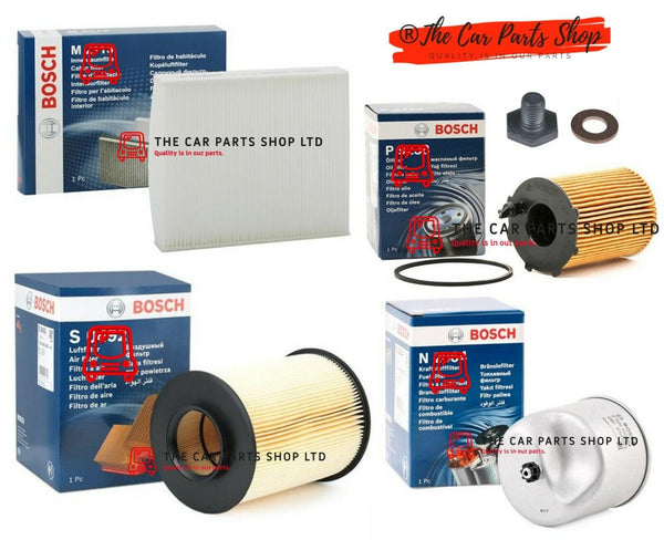 FITS VOLVO C30 D2 1.6 10-13 FULL BOSCH SERVICE FILTERS KIT 4 X BOSCH FILTERS NEW