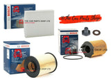 FITS VOLVO C30 D2 1.6 10-13 BOSCH SERVICE FILTERS KIT POLLEN AIR OIL IN BOSCH