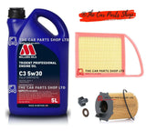 TO FIT CITROEN DS4 1.6 HDI MK1 B75 11-15 SERVICE KIT 5w30 OIL & AIR AND OIL FILT
