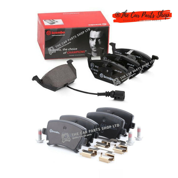 GENUINE BREMBO FRONT & REAR BRAKE PADS FOR SKODA OCTAVIA 1.6 FSI MK2