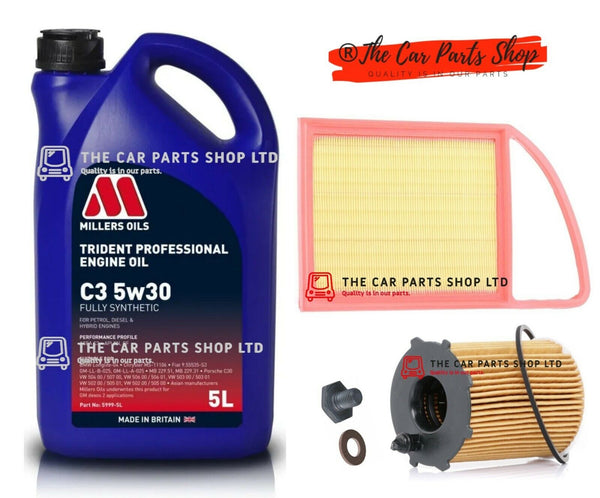 TO FIT CITROEN DS4 1.6 HDI MK1 B75 11-15 SERVICE KIT 5L OIL & AIR OIL FILTER KIT