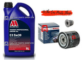 FITS MERCEDES A-CLASS A180 D MK3 MILLERS SERVICE KIT 5L MILLERS & BOSCH FILTER